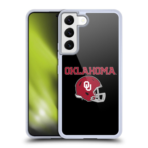 University of Oklahoma OU The University of Oklahoma Helmet Logotype Soft Gel Case for Samsung Galaxy S22 5G