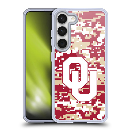 University of Oklahoma OU The University of Oklahoma Digital Camouflage Soft Gel Case for Samsung Galaxy S23 5G