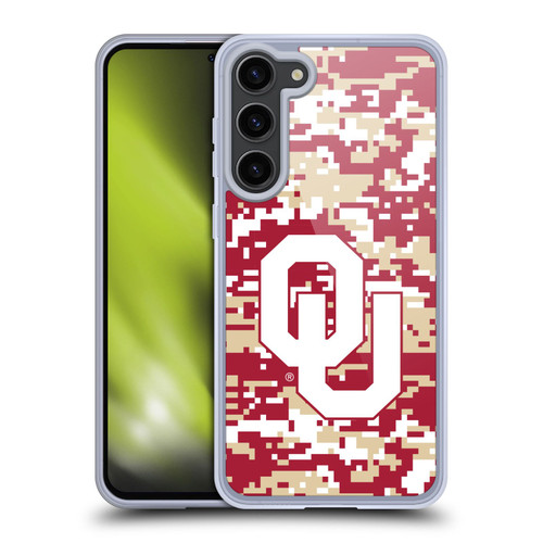 University of Oklahoma OU The University of Oklahoma Digital Camouflage Soft Gel Case for Samsung Galaxy S23+ 5G