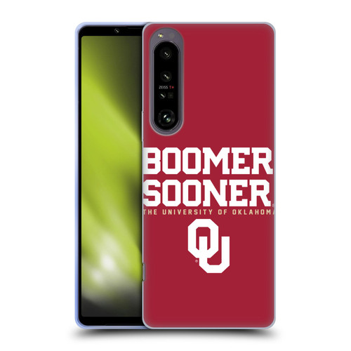 University of Oklahoma OU The University of Oklahoma Boomer Sooner Soft Gel Case for Sony Xperia 1 IV