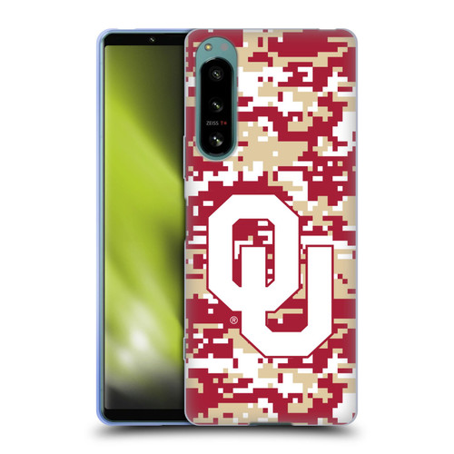 University of Oklahoma OU The University of Oklahoma Digital Camouflage Soft Gel Case for Sony Xperia 5 IV