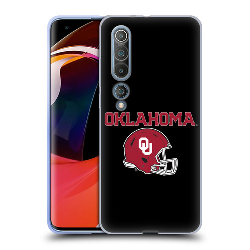 University of Oklahoma OU The University of Oklahoma Helmet Logotype Soft Gel Case for Xiaomi Mi 10 5G / Mi 10 Pro 5G