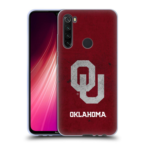 University of Oklahoma OU The University of Oklahoma Distressed Look Soft Gel Case for Xiaomi Redmi Note 8T