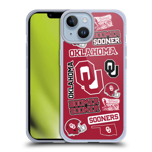 University of Oklahoma OU The University Of Oklahoma Art Collage Soft Gel Case for Apple iPhone 14 University of Oklahoma OU The University Of Oklahoma Art Collage Soft Gel Case for Apple iPhone 14