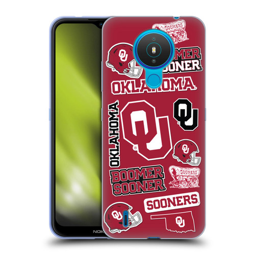 University of Oklahoma OU The University Of Oklahoma Art Collage Soft Gel Case for Nokia 1.4