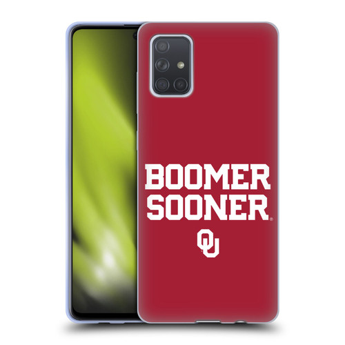 University of Oklahoma OU The University Of Oklahoma Art Boomer Soft Gel Case for Samsung Galaxy A71 (2019)
