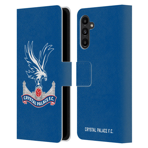 Crystal Palace FC Crest Plain Leather Book Wallet Case Cover For Samsung Galaxy A13 5G (2021)