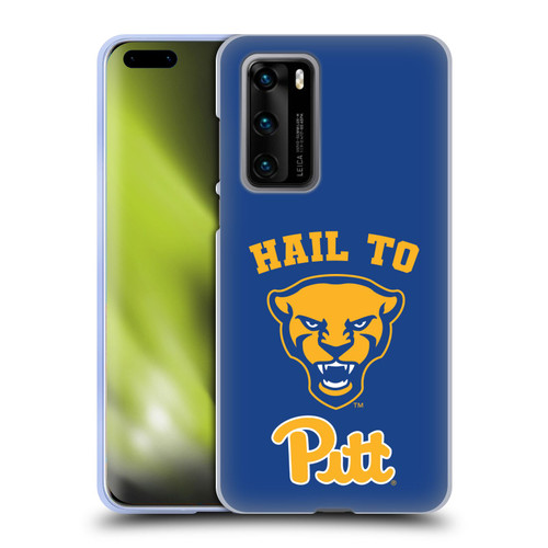 University Of Pittsburgh University of Pittsburgh Art Hail To Pitt Soft Gel Case for Huawei P40 5G