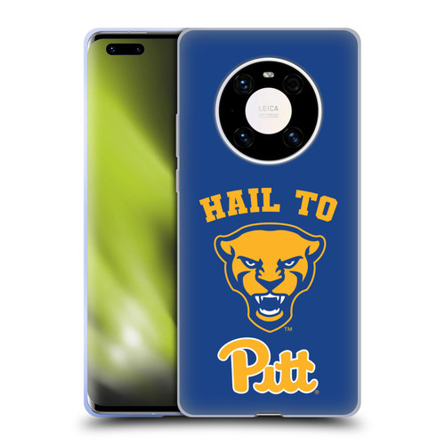 University Of Pittsburgh University of Pittsburgh Art Hail To Pitt Soft Gel Case for Huawei Mate 40 Pro 5G