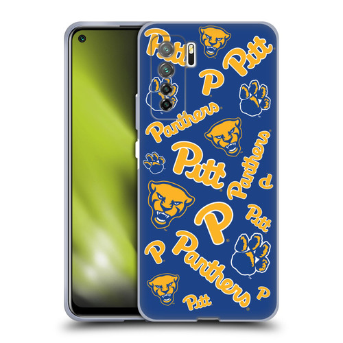 University Of Pittsburgh University of Pittsburgh Art Pattern 1 Soft Gel Case for Huawei Nova 7 SE/P40 Lite 5G