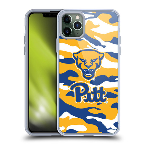 University Of Pittsburgh University of Pittsburgh Art Camou Full Color Soft Gel Case for Apple iPhone 11 Pro Max