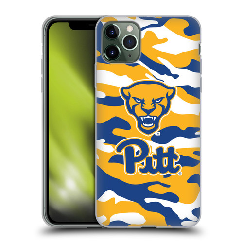 University Of Pittsburgh University of Pittsburgh Art Camou Full Color Soft Gel Case for Apple iPhone 11 Pro Max