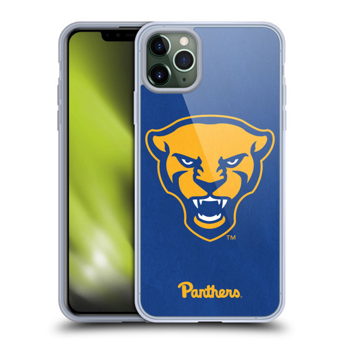 University Of Pittsburgh University of Pittsburgh Art Head Logo Soft Gel Case for Apple iPhone 11 Pro Max