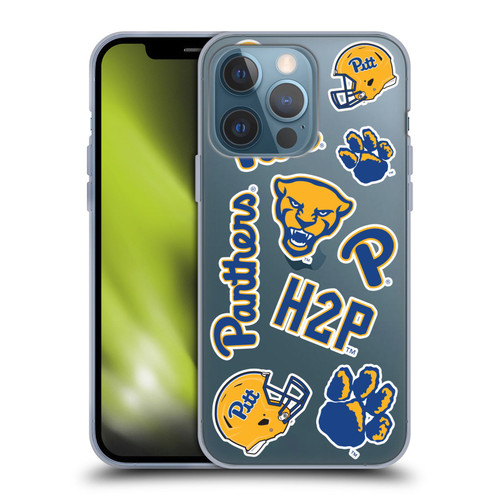 University Of Pittsburgh University of Pittsburgh Art Collage Soft Gel Case for Apple iPhone 13 Pro