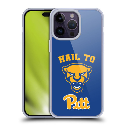 University Of Pittsburgh University of Pittsburgh Art Hail To Pitt Soft Gel Case for Apple iPhone 14 Pro Max