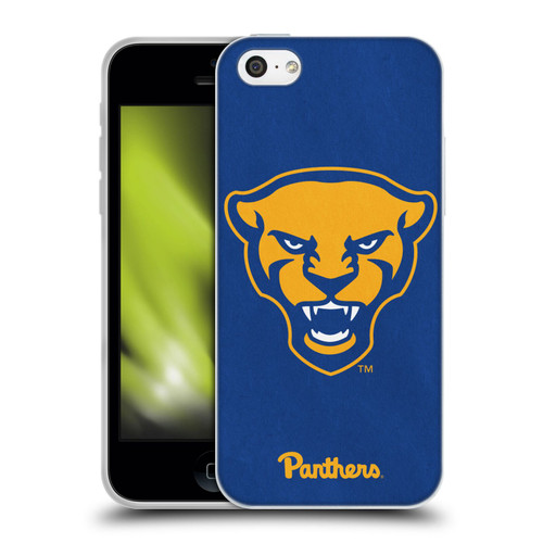 University Of Pittsburgh University of Pittsburgh Art Head Logo Soft Gel Case for Apple iPhone 5c