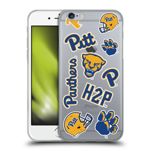 University Of Pittsburgh University of Pittsburgh Art Collage Soft Gel Case for Apple iPhone 6 / iPhone 6s