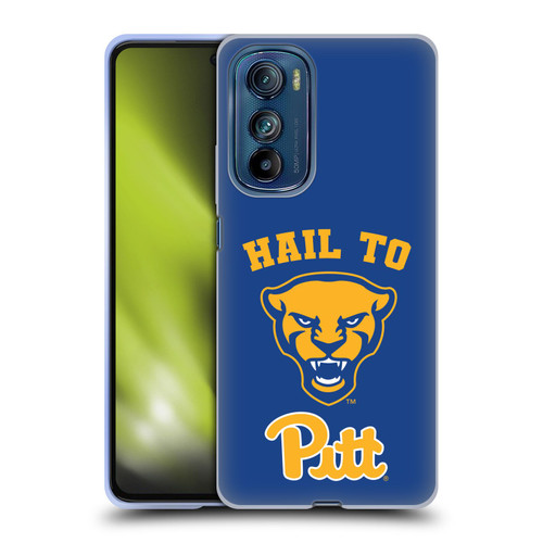 University Of Pittsburgh University of Pittsburgh Art Hail To Pitt Soft Gel Case for Motorola Edge 30