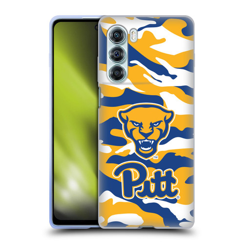 University Of Pittsburgh University of Pittsburgh Art Camou Full Color Soft Gel Case for Motorola Edge S30 / Moto G200 5G