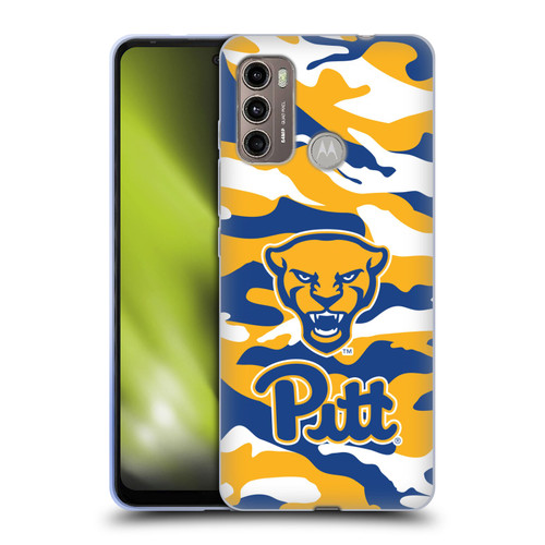 University Of Pittsburgh University of Pittsburgh Art Camou Full Color Soft Gel Case for Motorola Moto G60 / Moto G40 Fusion