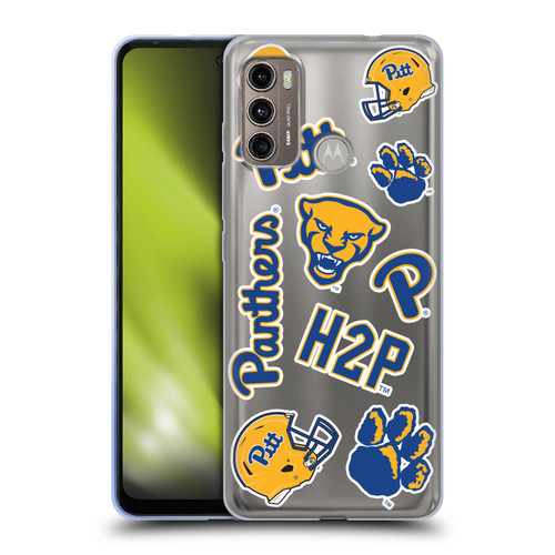 University Of Pittsburgh University of Pittsburgh Art Collage Soft Gel Case for Motorola Moto G60 / Moto G40 Fusion