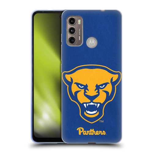 University Of Pittsburgh University of Pittsburgh Art Head Logo Soft Gel Case for Motorola Moto G60 / Moto G40 Fusion