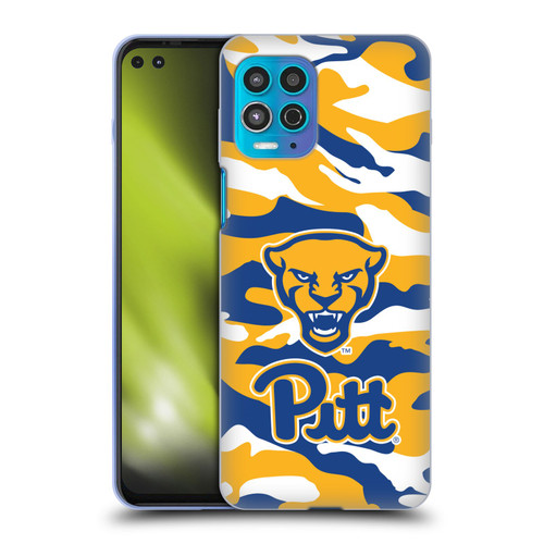 University Of Pittsburgh University of Pittsburgh Art Camou Full Color Soft Gel Case for Motorola Moto G100