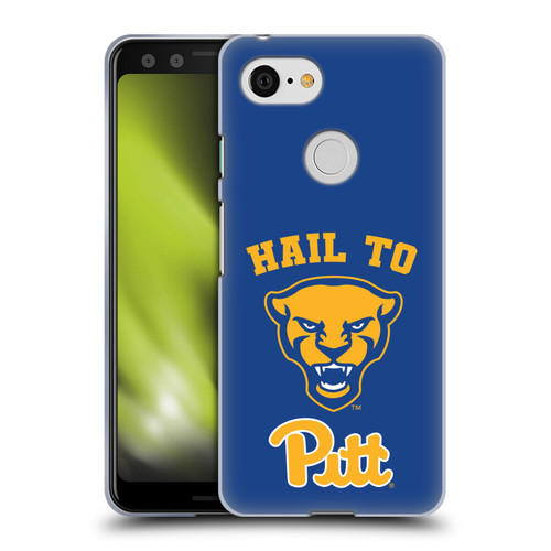 University Of Pittsburgh University of Pittsburgh Art Hail To Pitt Soft Gel Case for Google Pixel 3