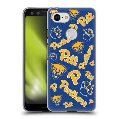 University Of Pittsburgh University of Pittsburgh Art Pattern 1 Soft Gel Case for Google Pixel 3