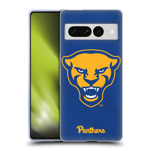 University Of Pittsburgh University of Pittsburgh Art Head Logo Soft Gel Case for Google Pixel 7 Pro