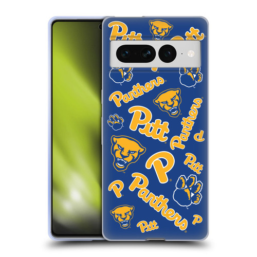 University Of Pittsburgh University of Pittsburgh Art Pattern 1 Soft Gel Case for Google Pixel 7 Pro