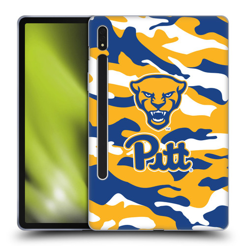 University Of Pittsburgh University of Pittsburgh Art Camou Full Color Soft Gel Case for Samsung Galaxy Tab S8