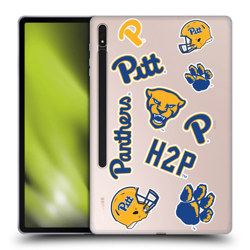 University Of Pittsburgh University of Pittsburgh Art Collage Soft Gel Case for Samsung Galaxy Tab S8 Plus