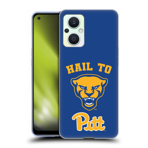 University Of Pittsburgh University of Pittsburgh Art Hail To Pitt Soft Gel Case for OPPO Reno8 Lite