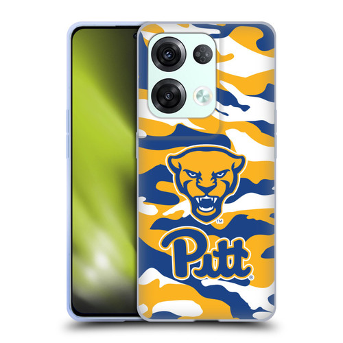 University Of Pittsburgh University of Pittsburgh Art Camou Full Color Soft Gel Case for OPPO Reno8 Pro