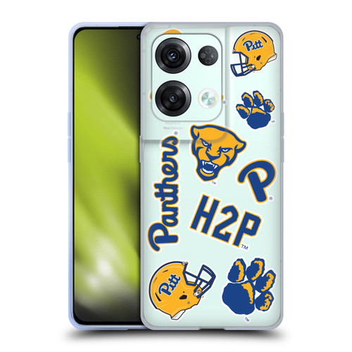 University Of Pittsburgh University of Pittsburgh Art Collage Soft Gel Case for OPPO Reno8 Pro