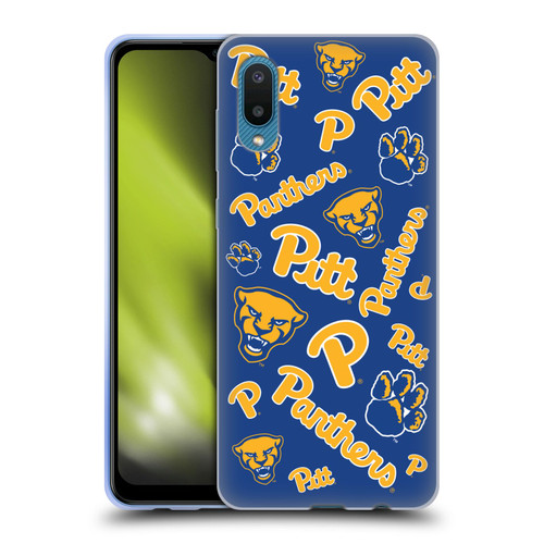 University Of Pittsburgh University of Pittsburgh Art Pattern 1 Soft Gel Case for Samsung Galaxy A02/M02 (2021)