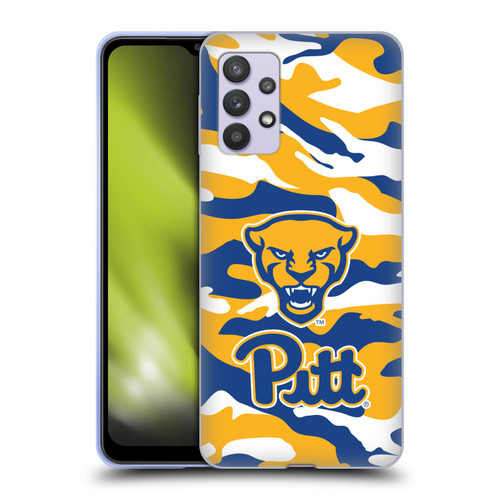 University Of Pittsburgh University of Pittsburgh Art Camou Full Color Soft Gel Case for Samsung Galaxy A32 5G / M32 5G (2021)