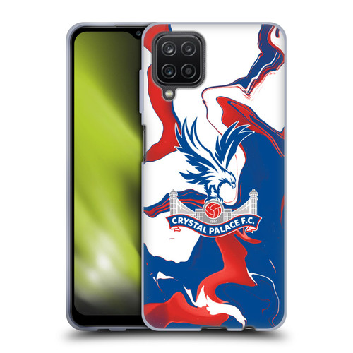 Crystal Palace FC Crest Marble Soft Gel Case for Samsung Galaxy A12 (2020)