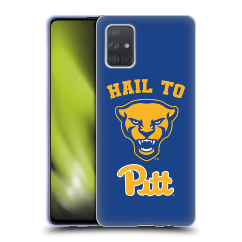 University Of Pittsburgh University of Pittsburgh Art Hail To Pitt Soft Gel Case for Samsung Galaxy A71 (2019)