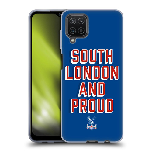 Crystal Palace FC Crest South London And Proud Soft Gel Case for Samsung Galaxy A12 (2020)