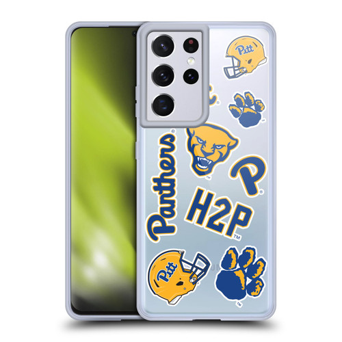 University Of Pittsburgh University of Pittsburgh Art Collage Soft Gel Case for Samsung Galaxy S21 Ultra 5G