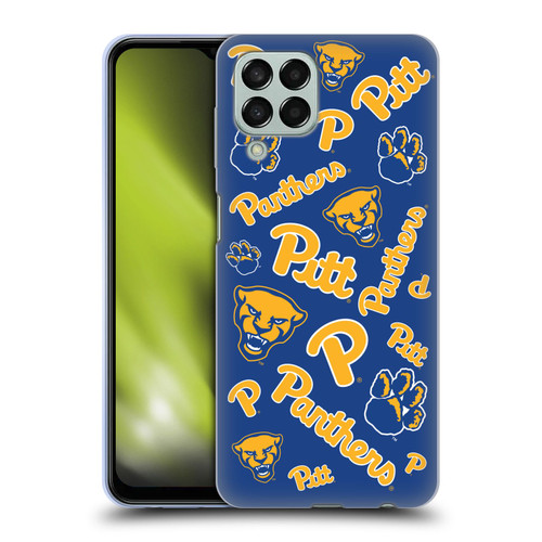 University Of Pittsburgh University of Pittsburgh Art Pattern 1 Soft Gel Case for Samsung Galaxy M33 (2022)