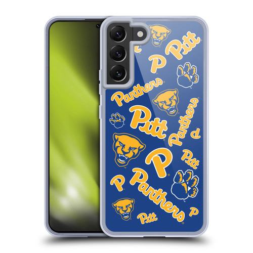 University Of Pittsburgh University of Pittsburgh Art Pattern 1 Soft Gel Case for Samsung Galaxy S22+ 5G