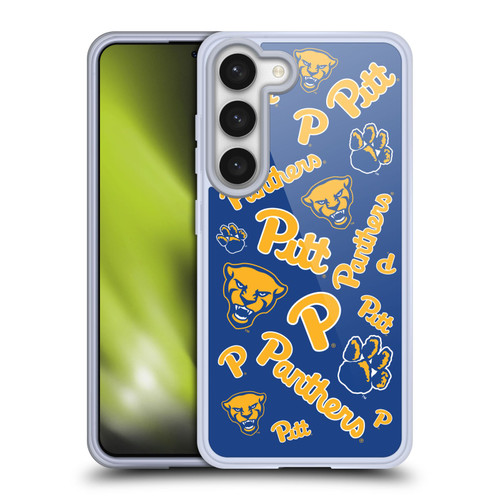 University Of Pittsburgh University of Pittsburgh Art Pattern 1 Soft Gel Case for Samsung Galaxy S23 5G