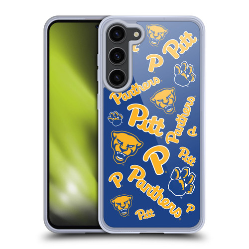University Of Pittsburgh University of Pittsburgh Art Pattern 1 Soft Gel Case for Samsung Galaxy S23+ 5G