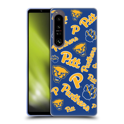 University Of Pittsburgh University of Pittsburgh Art Pattern 1 Soft Gel Case for Sony Xperia 1 IV