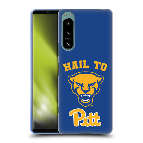 University Of Pittsburgh University of Pittsburgh Art Hail To Pitt Soft Gel Case for Sony Xperia 5 IV