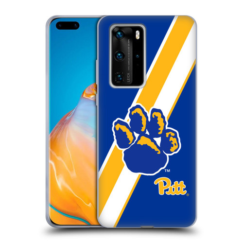 University Of Pittsburgh University Of Pittsburgh Stripes Soft Gel Case for Huawei P40 Pro / P40 Pro Plus 5G
