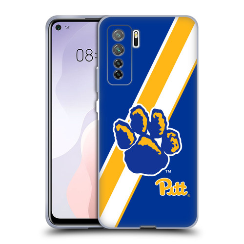 University Of Pittsburgh University Of Pittsburgh Stripes Soft Gel Case for Huawei Nova 7 SE/P40 Lite 5G